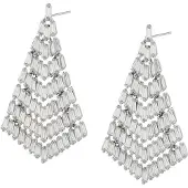 BRAELYN Boucles d'oreilles argent / transparent