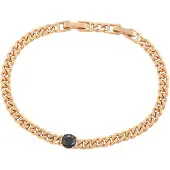 Faina Bracelet or rose / noir