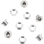 Shimano Dura Ace Track 7710 Chainring Screw Set 5 Units Argenté M8 x 6 mm