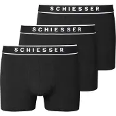 Schiesser Boxers noir / blanc