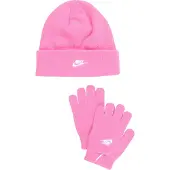 Nike Bonnet rose / blanc