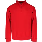 Superdry Essential Logo Half Zip Sweatshirt Rouge M Homme