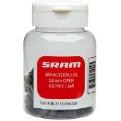 Sram Embouts pour freins ext. Btl./100pcs 5 mm intérieur, noir