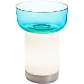 Artemide Bonta Lampe Portable avec Bol Tall | Turquoise