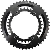 Stone Shimano Road 2x 110 Bcd Chainring Argenté 50/34t