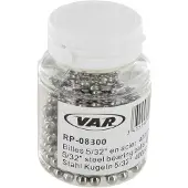 VAR Billes en acier 5/32" (3.96mm) Flacons de 400 pcs.