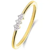 Lucardi Bague or / transparent