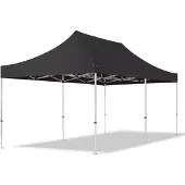 TOOLPORT 3x6 m Tonnelle pliante Alu, PES 800, noir