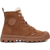 Palladium Bottines à lacets 'Pampa' caramel
