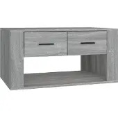 vidaXL Table basse Gris Sonoma 80x50x40 cm Bois composite
