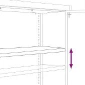 vidaXL Classeur gris clair 90x40x200 cm acier