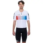Cube Teamline Short Sleeve Race Suit Blanc 2XL Homme