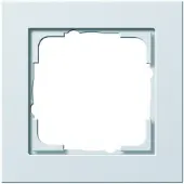 Gira Cadre , E2, double, blanc pur mat, 1 pièce.