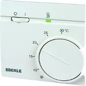 Eberle Thermostat d'ambiance monté en surface 5 à 3, Thermostat, Blanc