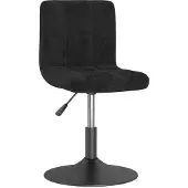 vidaXL Tabouret de bar pivotant noir velours