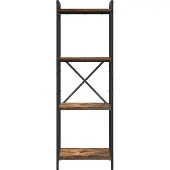 vidaXL Bibliothèque Chêne fumé 40 x 30 x 118 cm Bois d'ingénierie