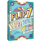 USAopoly Flip 7 Jeu de cartes - Jeu familial de 94 cartes à partir de 8 ans - anglais
