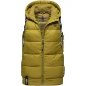 NAVAHOO Gilet 'Kassidy' olive / noir / blanc