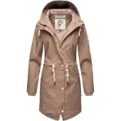 NAVAHOO Veste fonctionnelle 'Tropical Storm' taupe / vert foncé / orange / blanc