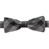 Venti Noeud papillon anthracite, A carreaux