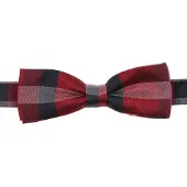 Venti Noeud papillon rouge, A carreaux