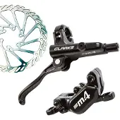Clarks M4 Brake Kit Noir,Argenté 160 mm