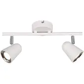 RL Spot LED TOULOUSE 3,5 W, 3000 K, 400 lm, métal blanc chromé, dimensions : 17 x 34 x 9 cm, IP20,