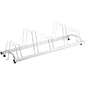 Peruzzo 5 Bikes Wall Bike Holder Argenté