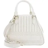 Valentino Élégant sac à main pour femmes, de couleur blanche, avec un design polyvalent et orné du logo