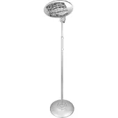 Mill CB Patio quartz halogeen terrasverwarming met statief, Radiateur infrarouge, Argent