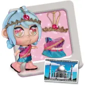 Trotties Looks Of The World Figure Rose Enfants
