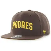 47 Mlb San Diego Padres No Shot Script Under Captain Cap Marron