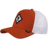 Djinns Casquette 'HFT Match DNC' orange foncé / noir / blanc