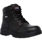 SKECHERS Hommes, Baskets, Workshire-Stiefel, Noir, (41)