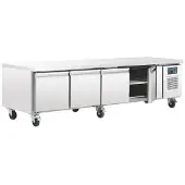 Polar Soubassement positif tropicalisé 4 portes GN 1/1, 220 W, 220 V - MONO