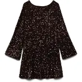 Vero Moda Robe marron / brocart