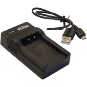 VHBW Chargeur USB caméra caméscope action-cam + témoin de charge 8,4 V