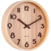 Karlsson - Horloge murale Pure Small - Noix
