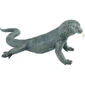 Safari animal de jeu lézard Komnodowaraan Junior 28 cm gris