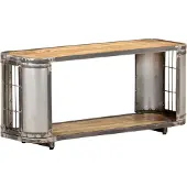 vidaXL Armoire TV 90x30x40 cm en bois massif de manguier