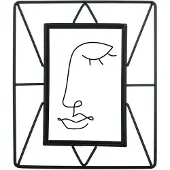 Hama Cadre photo pour portrait "Flint", noir, 10 x 15 cm