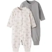 TWO SOON Pyjama crème / gris