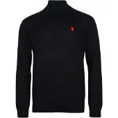 U.S. POLO ASSN. Pull-over rouge / noir