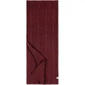 Roeckl Écharpe 'CABLED CHARM' bordeaux / lie de vin / rouge foncé