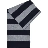 HECHTER PARIS Écharpe bleu foncé / gris basalte