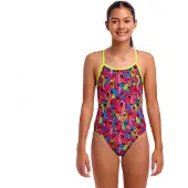 Funkita Single Strap One Piece Swimsuit Rose 8 Years Fille