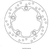 Perftec Kit Brake - Disque Frein Suzuki Ø210x125x110 Nbtrou5xø10,5
