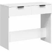 vidaXL Table console Blanc 90x36x75 cm Bois d'ingénierie