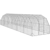 vidaXL Poulailler 2,5x12x2,25 m Acier galvanisé