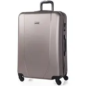 Itaca unisex. 71170-03 Grande valise de voyage XL 4 roues 75cm gris (OSFA), Casuel, ABS/Polycarbonate